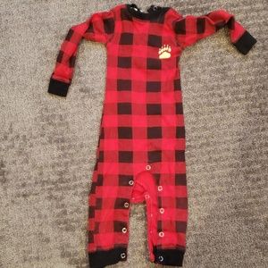 Buffalo checked bear cheeks pajamas